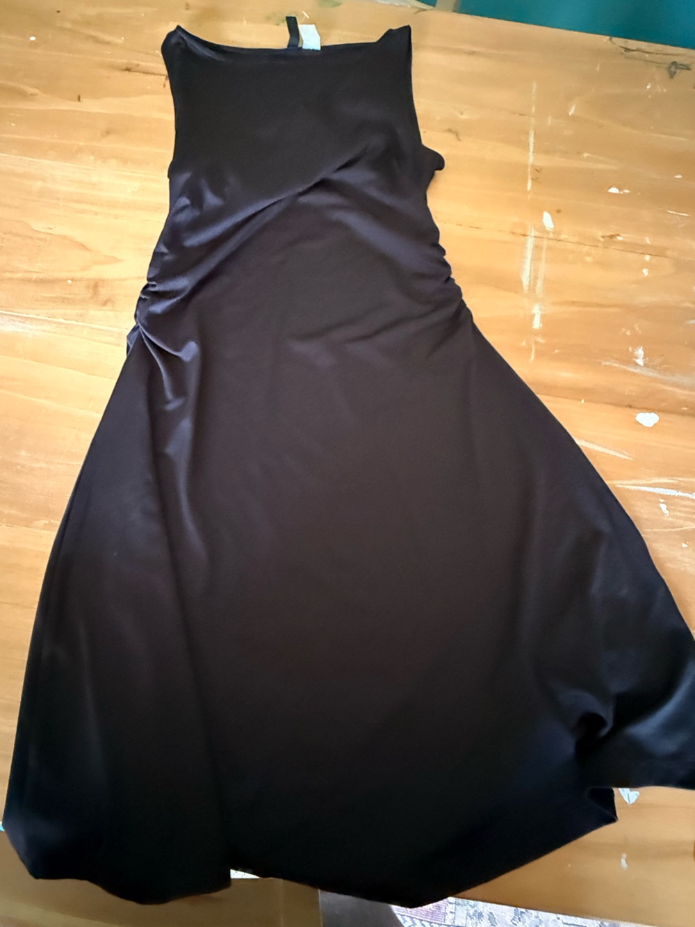 H&M Black Sleeveless A-Line Dress